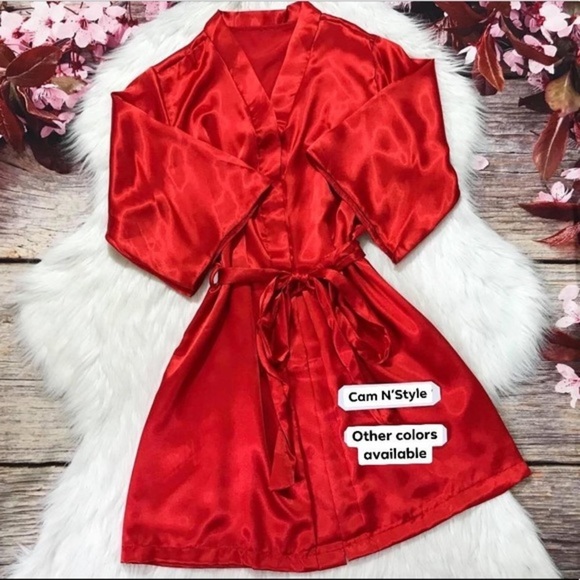 Boutique Other - New Satin Silk-Like Kimono Robes​